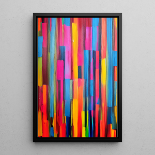 Tableau Coloré – Vibrations Chromatiques
