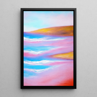 Tableau Coloré – Plage Pastel