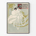 Vintageaffisch Columbia Bicycles 1895 Stil Art Nouveau
