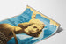 Vintageposter "Come to Germany" med staty och tysk landskap
