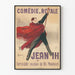 Teateraffisch Royal Comedy Jean III väggdekoration vintage