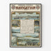 Vintageposter från Compagnie Générale de Navigation vid Lake Léman 1887