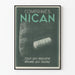 Vintageposter för Nican-tabletter – Retro hälsodekoration på väggen