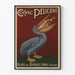 Vintageposter Coñac Pelícano av Hijos de Quírico López - Retro väggdekoration
