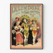 Vintageposter av Konserten vid Klockan på Champs-Élysées av Frères Mortimer