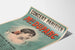 Vintagekonsertaffisch Parisisk Mlle Duparc Väggdekoration
