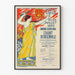 Vintageposter för Internationellt Körtävling - Liège stad 1895