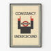 Vintageposter London Underground Konstnärlig Grafikdesign