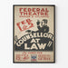 Vintageposter Counsellor at Law Federal Theatre