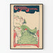Vintageposter Courhôtel Fonte Salvatore 1901 konstnärlig väggdekoration