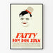 Vintageposter Fatty som Don Juan