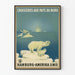 Vintageposter för Nordliga sjöresor Hamburg-Amerika Linie
