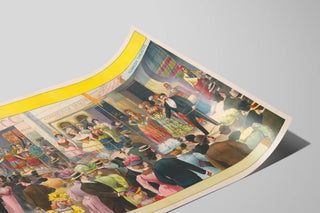 crowds-at-a-circus-sideshow-viewing-women-and-some-men-dressed-in-costumes-of-foreign-lands