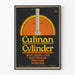Vintageaffisch Culian Cylinder – Poster för industriell inredning