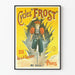 Vintageaffisch Cycles Frost Paris väggdekoration
