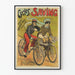 Vintageaffisch Cycles Saving i Paris för väggdekoration
