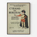 Vintageposter Cyrano de Bergerac av Edmond Rostand