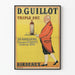 Vintageposter D. Guillot Triple Sec Bordeaux Dekorativ