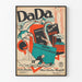 Dada Fox-trot design grafisk vintageposter