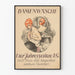 Vintageposter för damunderkläder Fyra årstider för väggdekoration