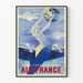 Vintageaffisch Air France 'Dans tous les ciels' av R. de Valerio