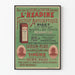 Vintageposter L'Héadine Friction Antiseptique för frisörsalonger