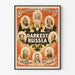 Vintageaffisch Darkest Russia - Tsarernas porträtt