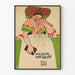 Vintagedekorationsposter med humoristisk stil Das Kleine Witzblatt