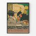 Vintage reklamposter för Dauer-Frisch-Brot