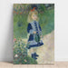 Reproduktion av målningen av Den lilla flickan med vattenslangen - Pierre-Auguste Renoir