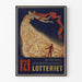Vintageposter Lotteriet - Vinster mellan himmel och jord