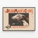 Vintageposter Dead Man's Court av Maurice H. Hervey — inramlat konstverk på väggen
