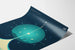 Dekorativ poster av Deep Space Atomic Clock blå NASA