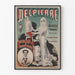 Vintageposter Delpierre Imitations Artistiques för väggdekoration