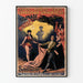 Vintageposter från 1889 Exposition Universelle i Paris - Mysteriespektakel av Delprade