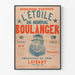 Vintageposter L'Étoile du Général Boulanger - Retro väggdekoration
