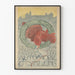 Vintageaffisch Första norska bilutställningen 1909