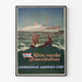 Vintageaffisch Den Norske Amerikalinje - Norwegian America Line