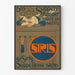 Vintageposter med soppa SIRIS väggdekoration retro
