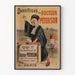Vintageposter för Tandkrämer från Doktor Péterson för väggdekoration