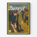 Vintage reklamposter Borsyl - Antitranspirationspuder