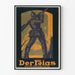 Vintageposter Der Dias - Tysk militär illustration
