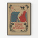 Tysk vintageposter för konst och dekoration