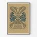 Vintage Art Nouveau-Poster Deutsche Kunst och Dekoration