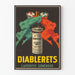 Vintageposter Bitter des Diablerets - Retro väggdekoration för aperitif