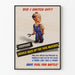 Retroaffisch Did I Switch Off - Poster Energiebesparingar