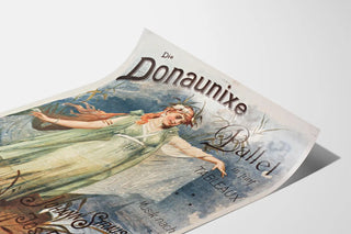 Vintageposter Donau Nixe Ballet - Konstnärlig väggdekoration