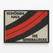 Vintageposter Komedihus Generalsektsstuga — inramlat konstverk på väggen