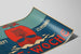 Vintageposter Die Woche au voilier rouge — vy av konstverket