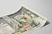 Vintageposter Diem & Wing Paper Company - Retro Väggdekoration — vy av konstverket